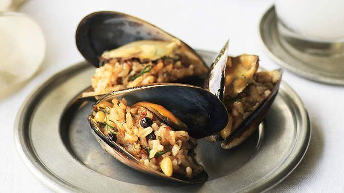 Where does stuffed mussels come from?